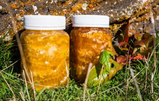 Manuka Honey in Honeycomb made by Honey by Wrights in Central Otago, New Zealand-2
